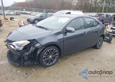 2015 Toyota Corolla S Plus from USA, damaged, VIN 2T1BURHE9FC459608